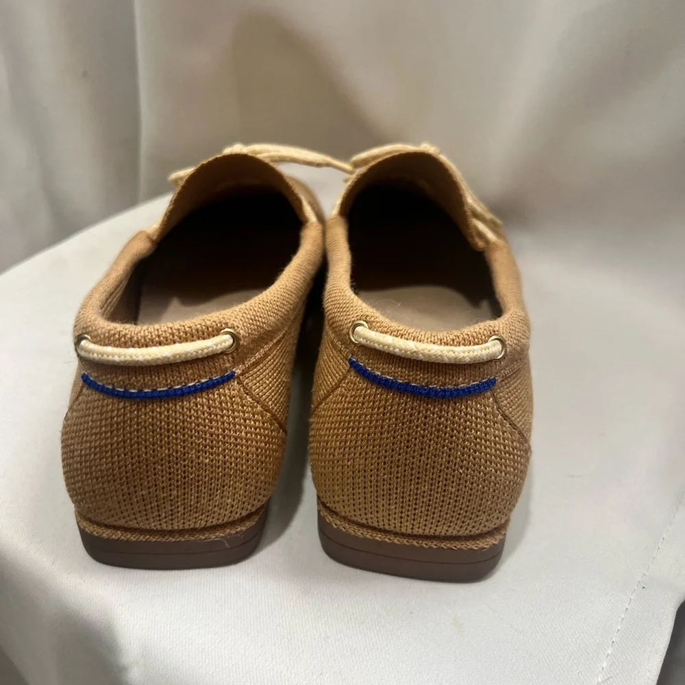 Rothy's The Boat Shoe Tan Slip-On Shoes - Picture 6 of 7